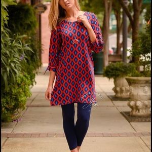 Mud Pie | Anderson Navy Red Dress